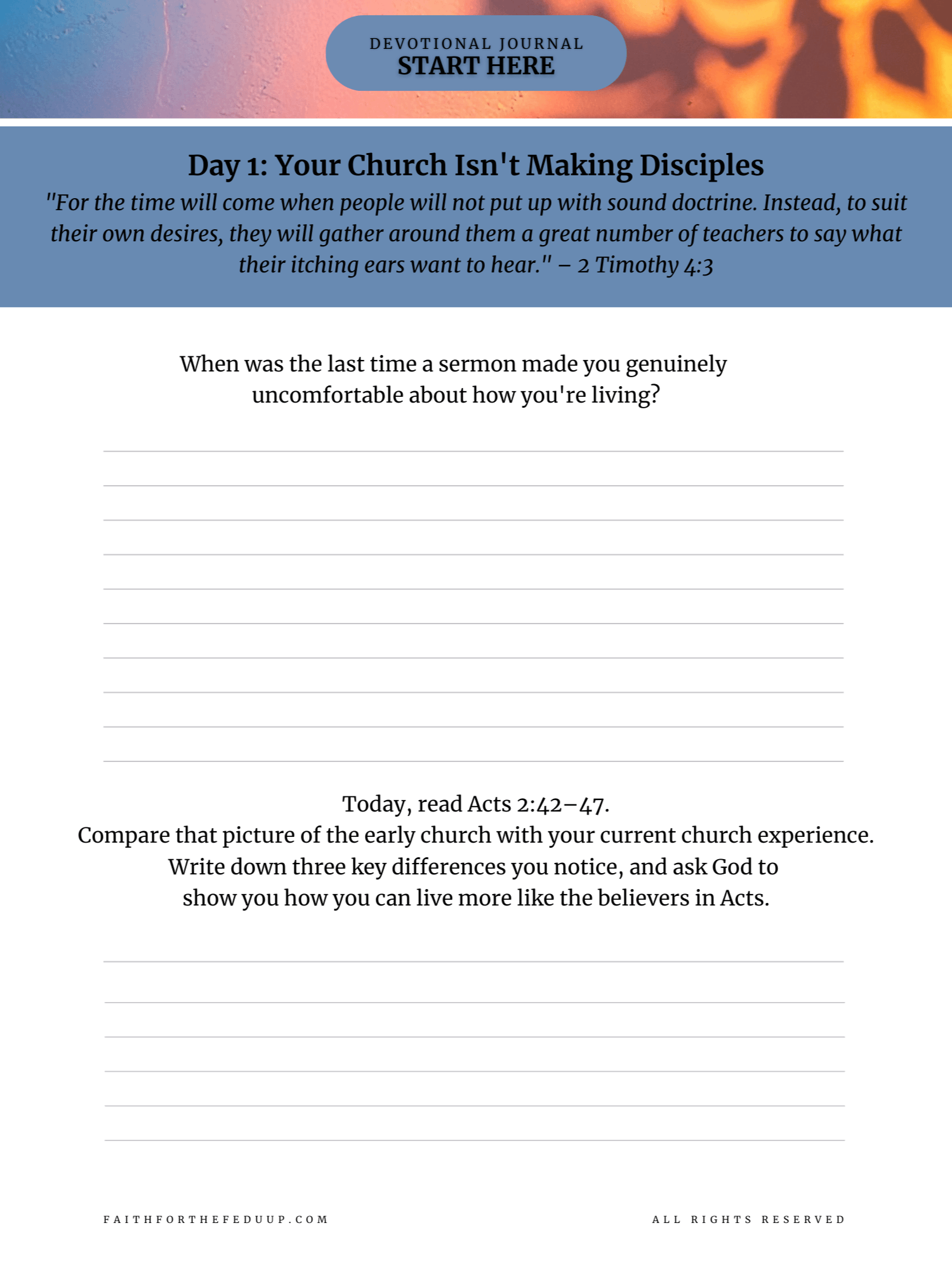 Start Here: Read the Gospels Until They Wreck You — 5-Day Devotional product image (3)