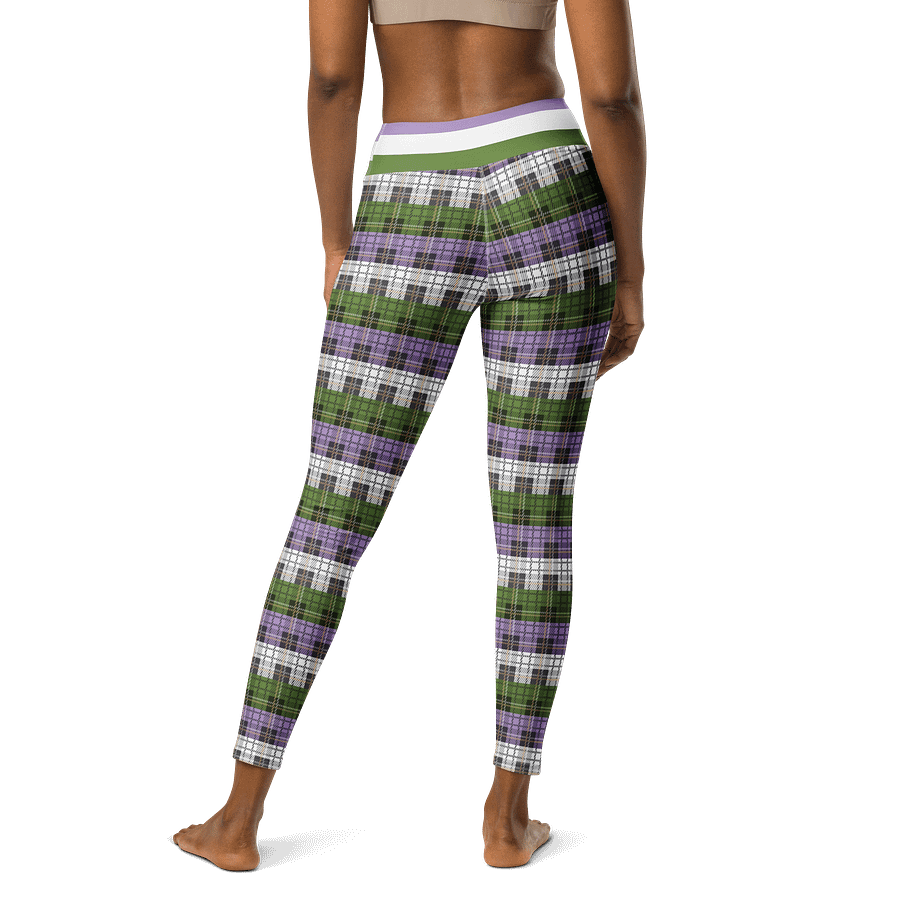 Genderqueer Pride Plaid Leggings product image (2)