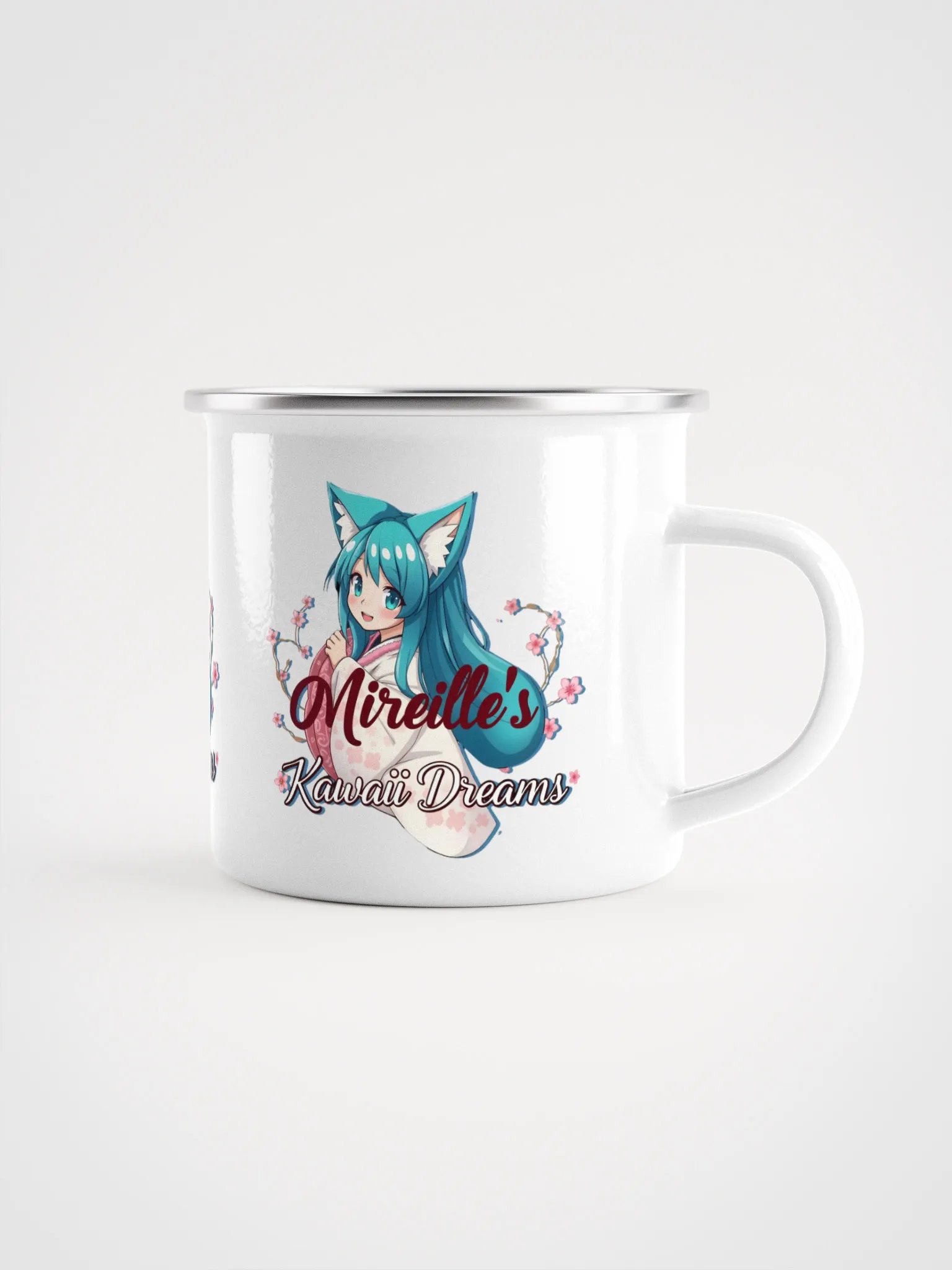 Mireille's Kawaii Dreams Enamel Mug product image (1)