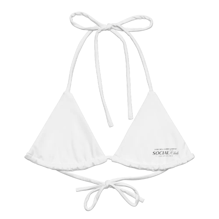 Sip Society | Social Club Padded String Bikini Top product image (1)