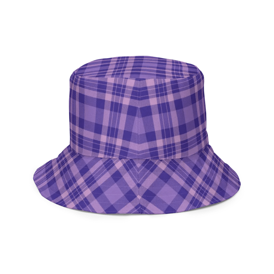 Purple Plaid Dreams Reversible Bucket Hat product image (12)