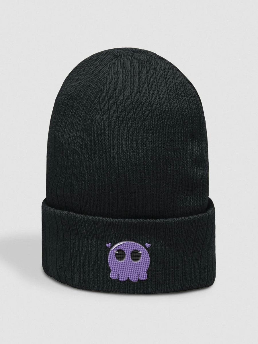 Scruffles Heart Ribbed Knit Beanie product image (4)