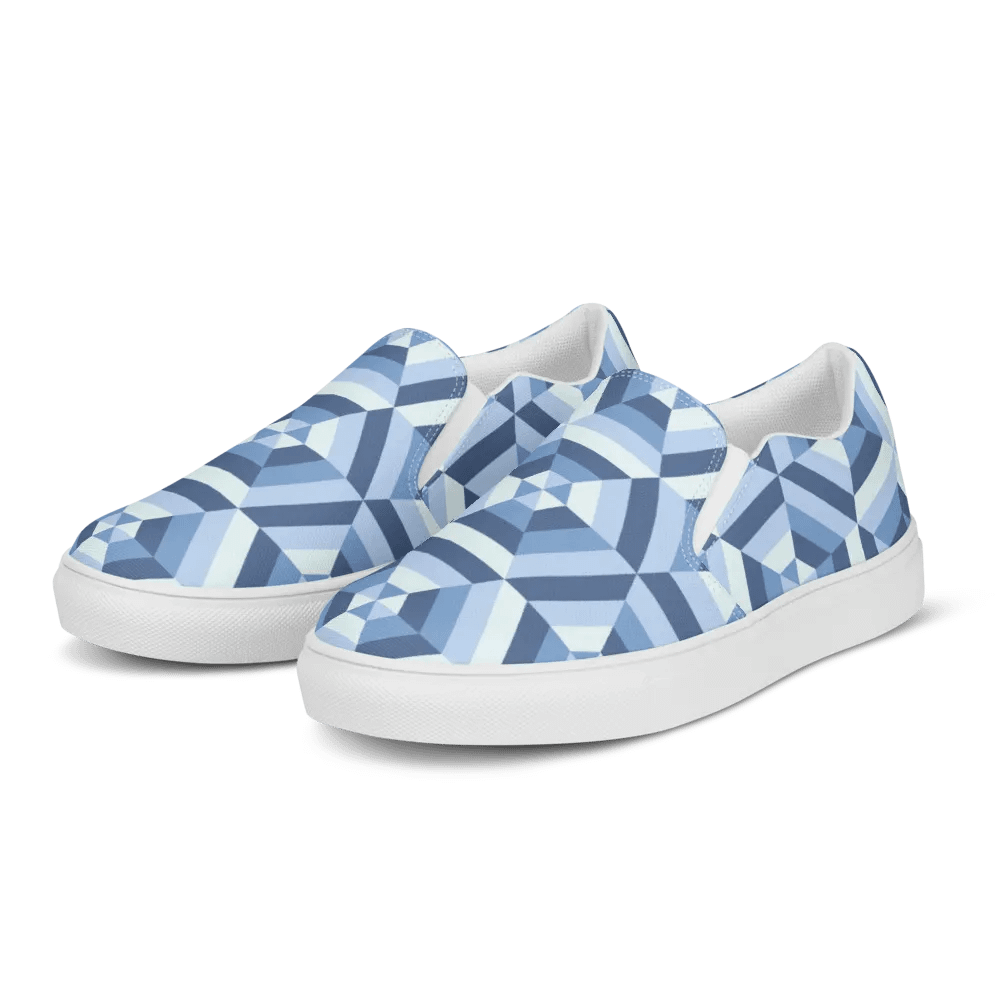 Illusion Cubes Slip-On Canvas Shoes product image (11)