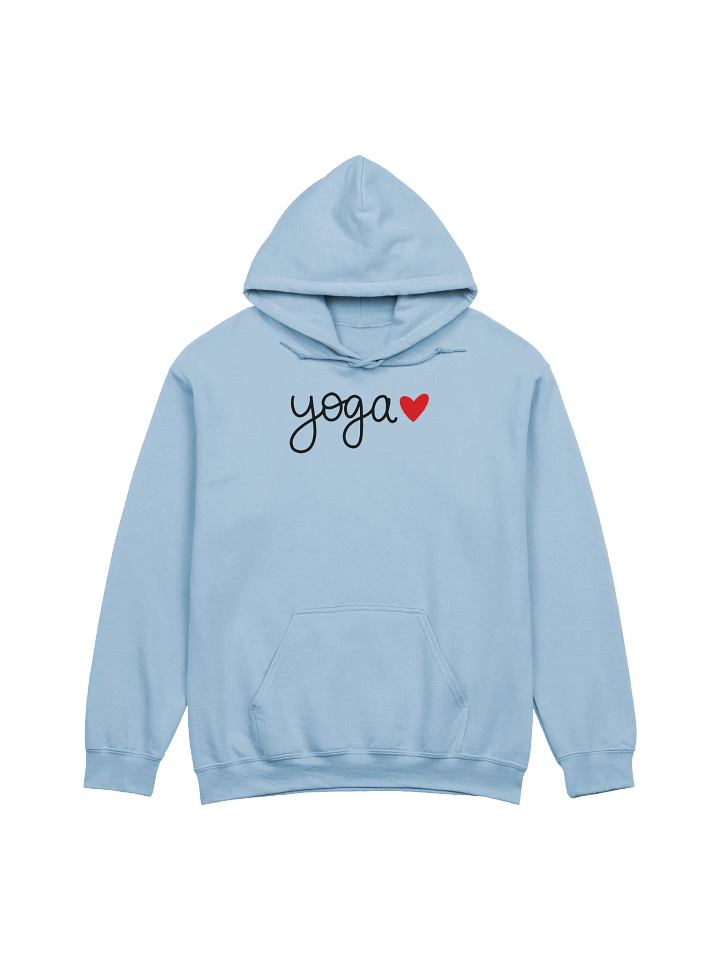 Yoga Heart Hoodie - Cozy Wear for Yoga Aficionados product image (1)
