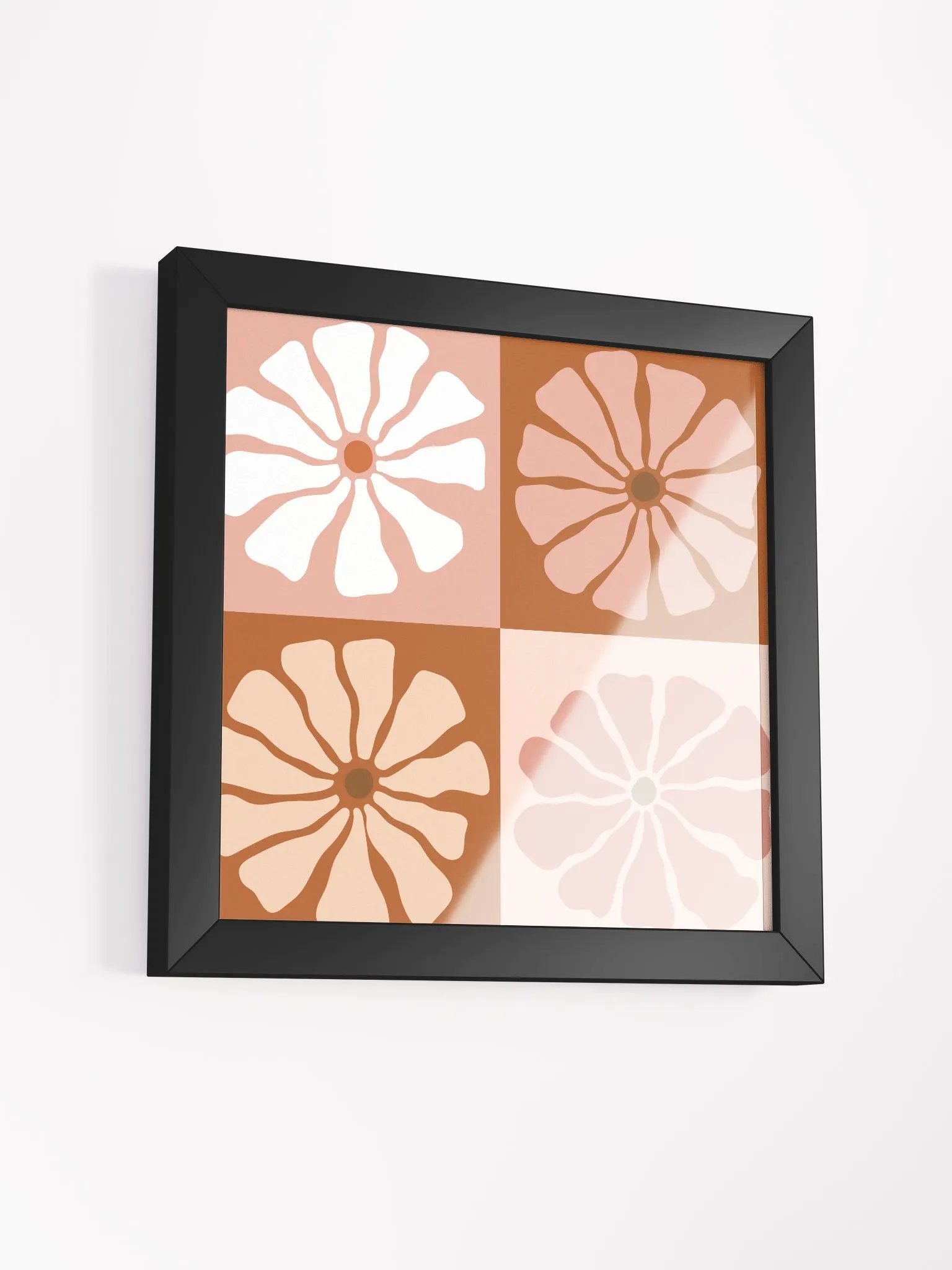 Floral Mosaic - Framed Poster product image (3)