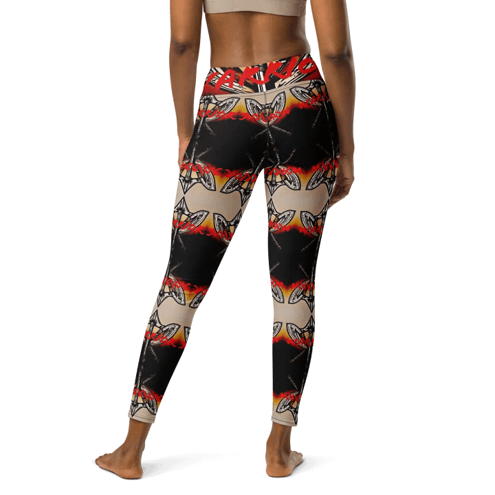 Symmetrical Moth All-Over Yoga Leggings product image (2)