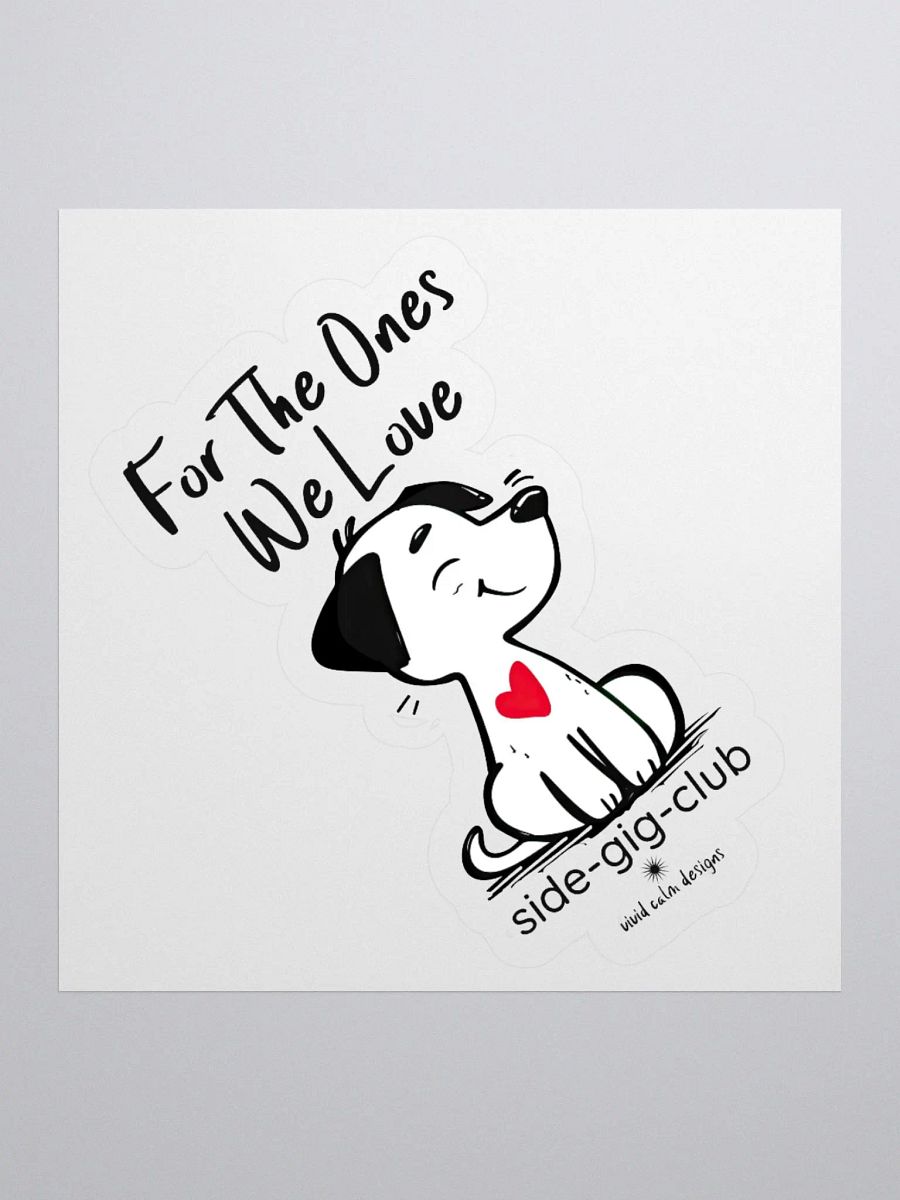 For the Ones We Love: Hustler's Puppy Edition Kiss Cut Stickers product image (1)