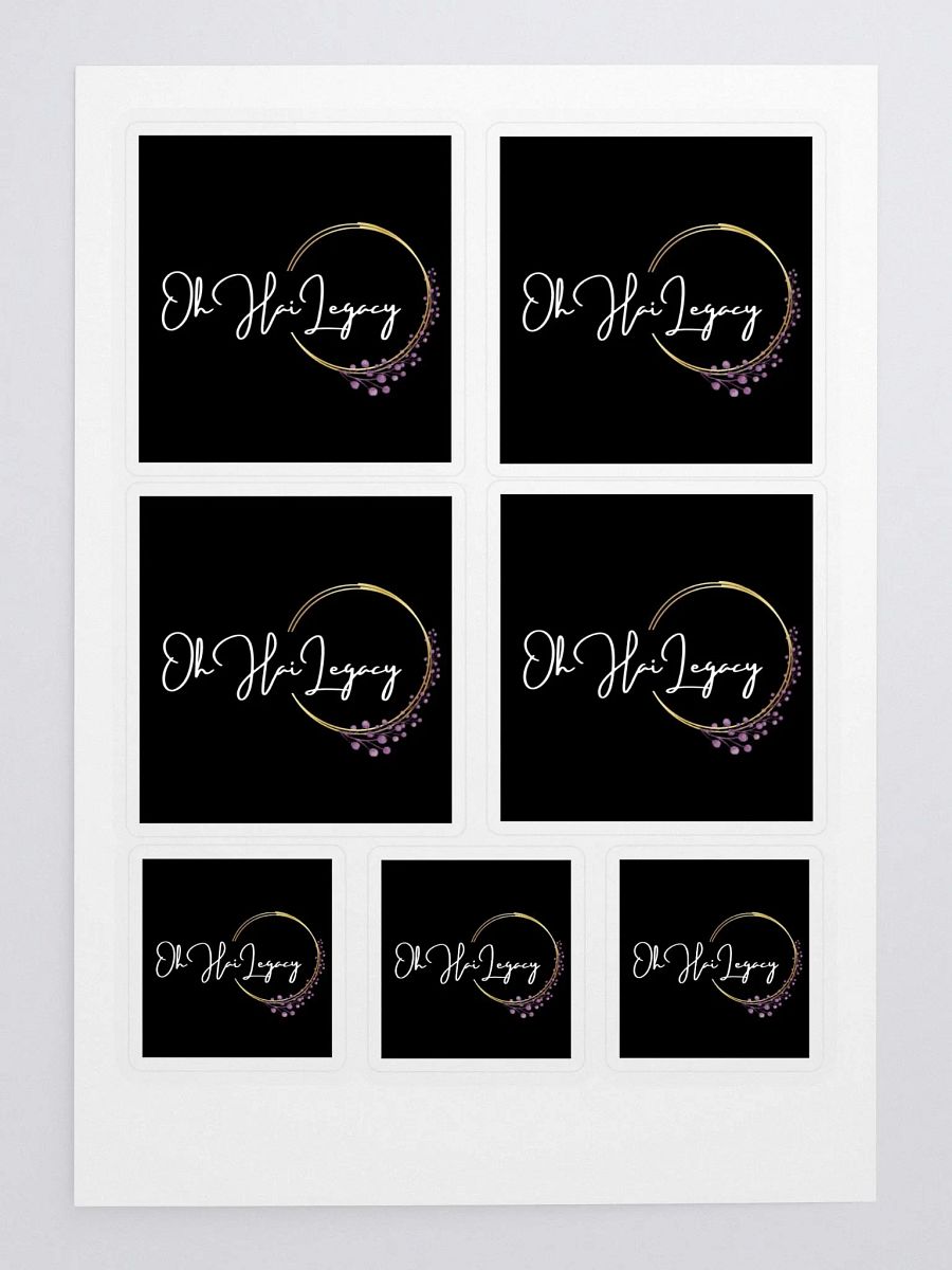 OhHaiLegacy Logo Sticker Sheet product image (3)