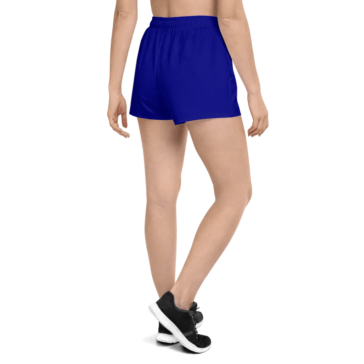 Plain Color Navy Blue Athletic Shorts product image (2)