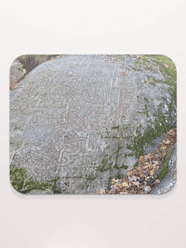 Viking Story Runic Engravings Mouse Pad product image (1)