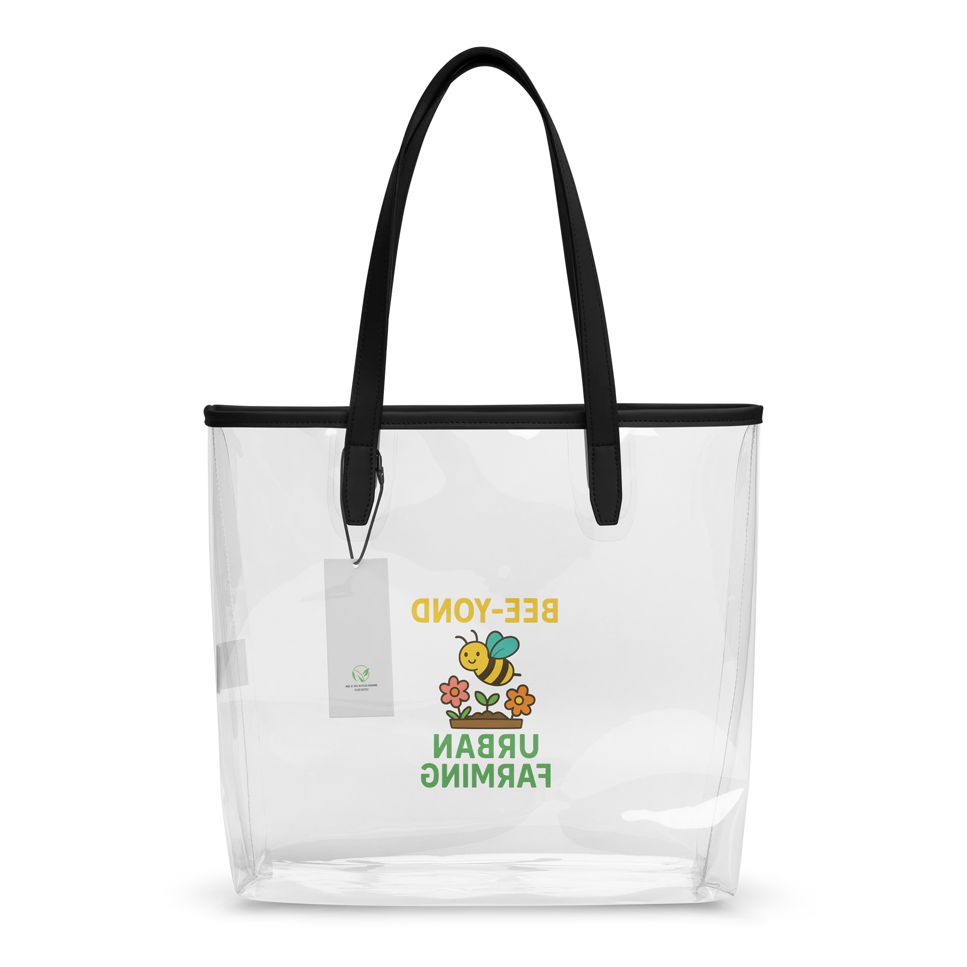 Bee-Yond Urban Farming Clear Tote Bag product image (2)