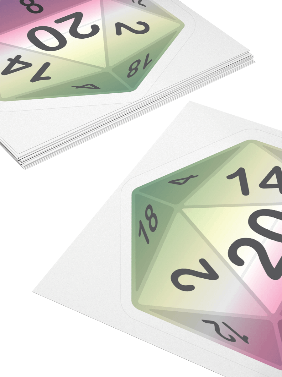 Genderfae Pride D20 Sticker product image (11)