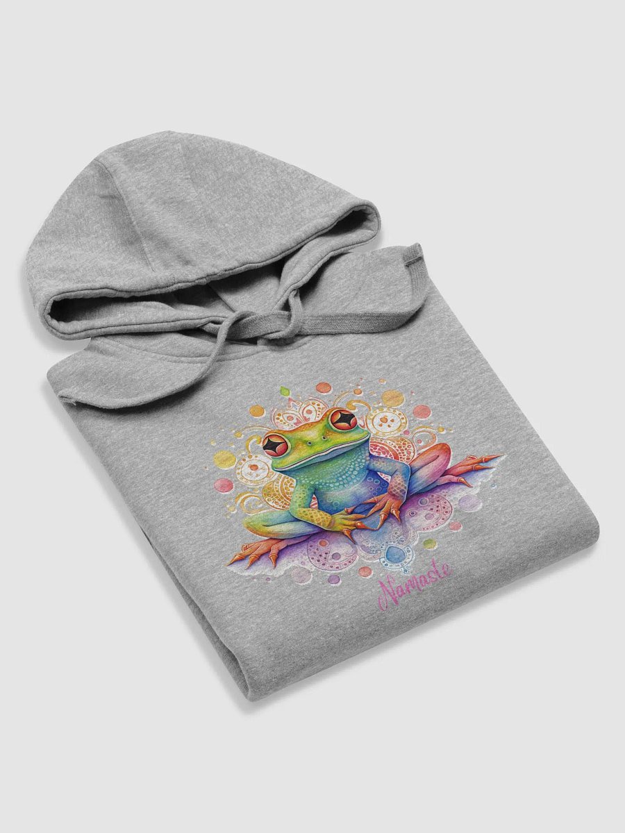 "Namaste Frog" Hoodie – Embrace the Peaceful Vibes product image (50)