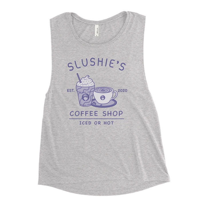 Slushie's Coffee Shop (Purple) | Women's Muscle Tank product image (1)