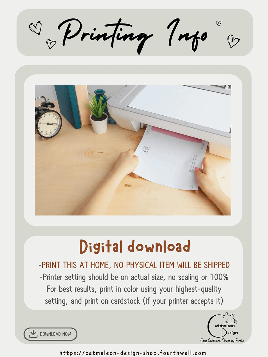 Feline Valentine Envelope - Printable Valentine Card | Digital Download product image (7)