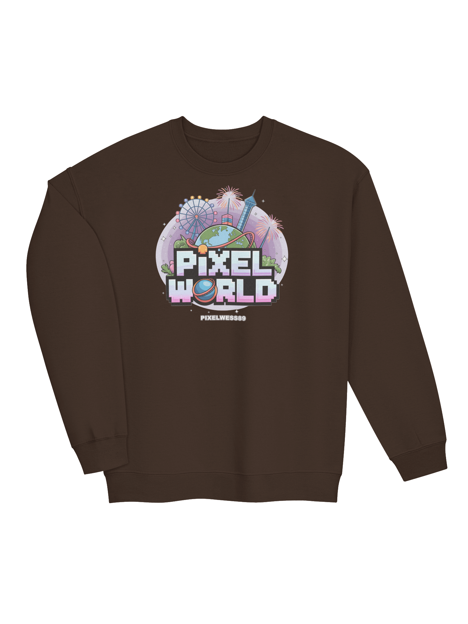 Pixel World Crewneck Sweatshirt product image (17)