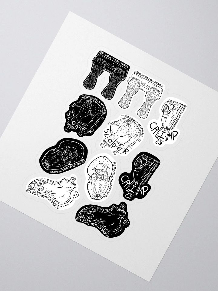 Rock climbing sticker pack 1 product image (2)
