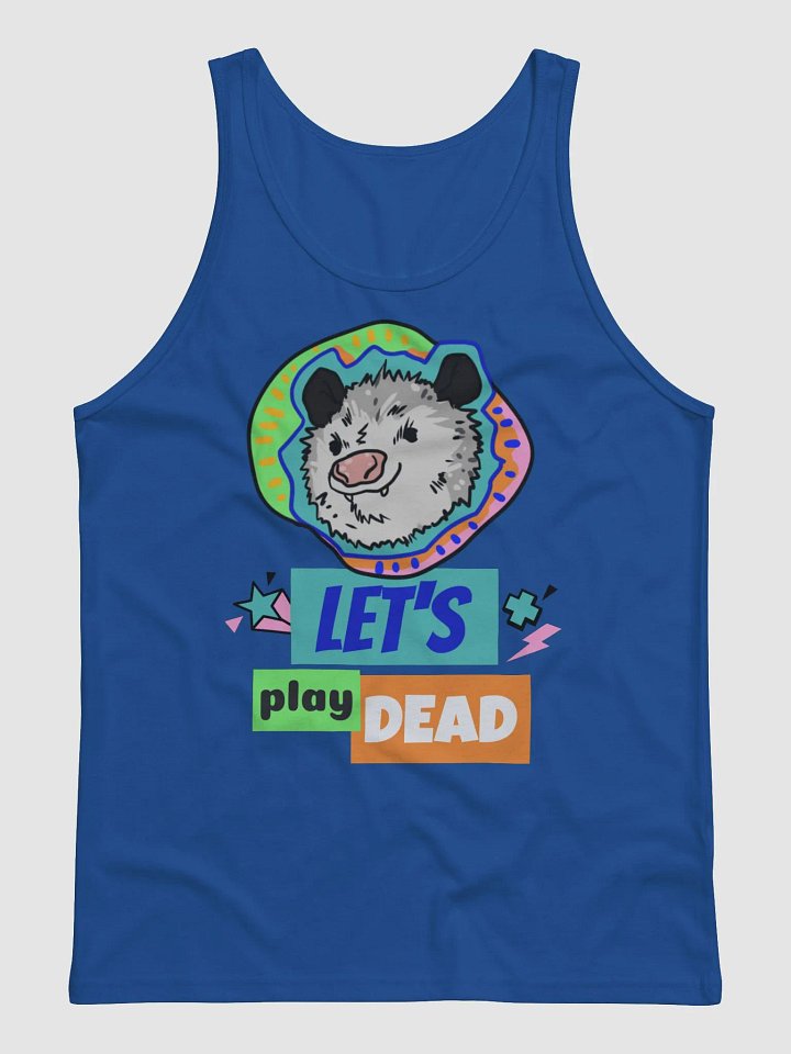 Let's Play Dead jersey tank top product image (2)
