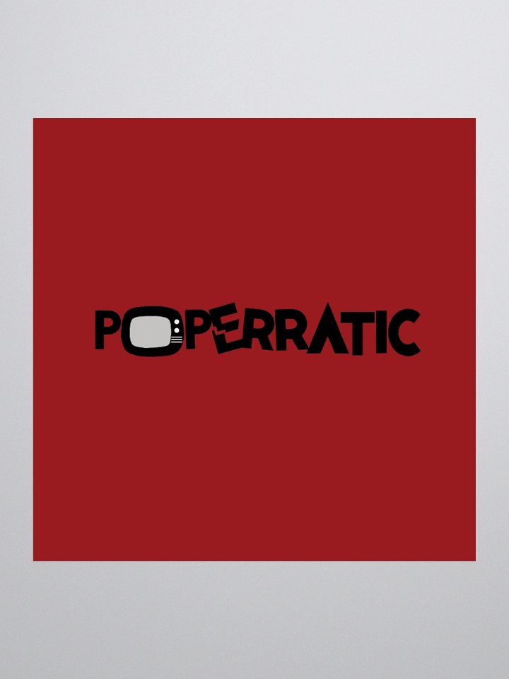 Poperratic - Logo Sticker product image (4)
