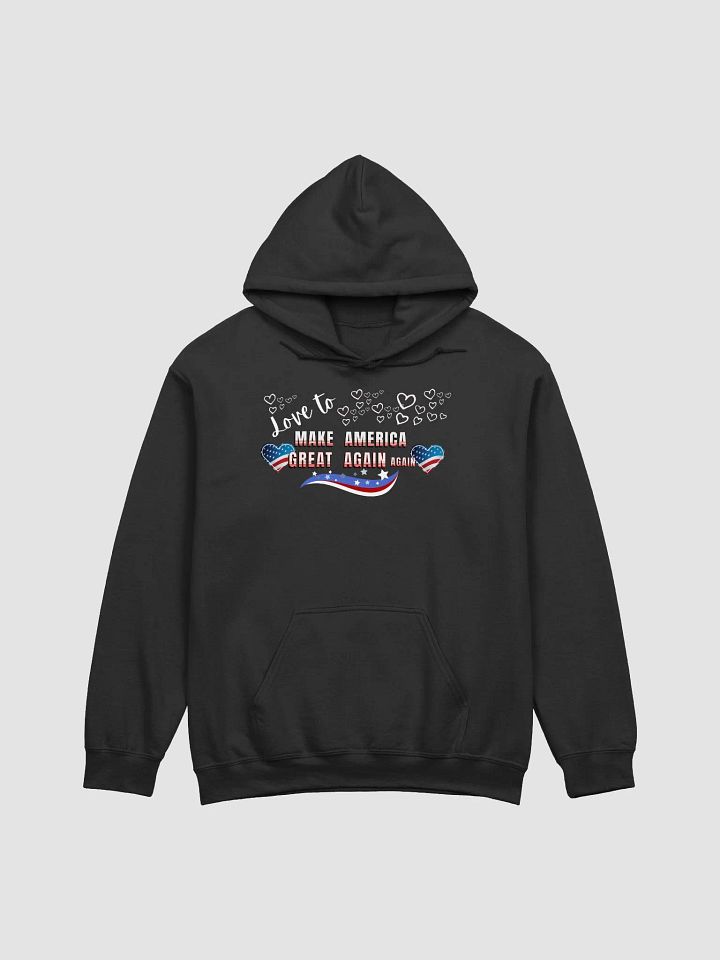 Patriotic Love Classic Hoodie for moms friend daughters product image (6)