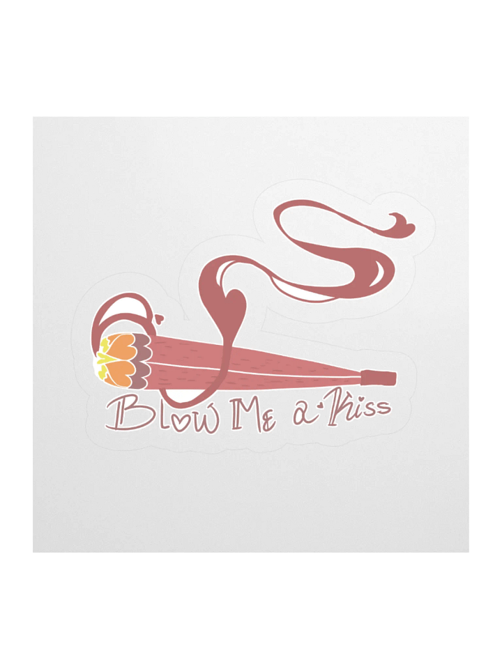 Kiss cut "blow me a kiss" Stickers product image (1)