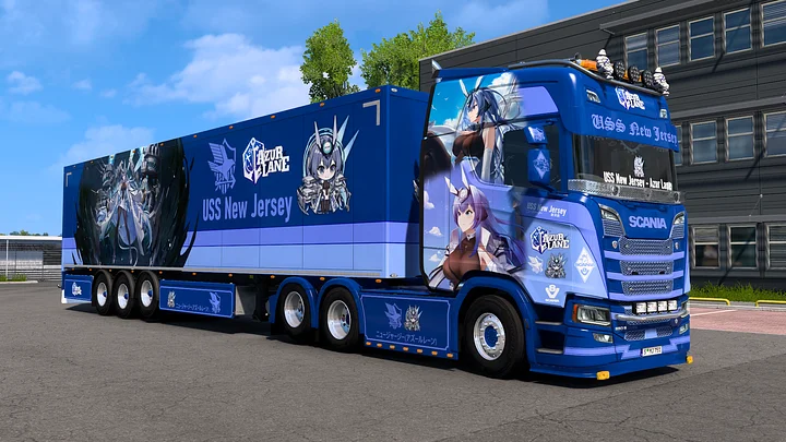 [ETS2] USS New Jersey - Azur Lane [Combo Skin] product image (1)