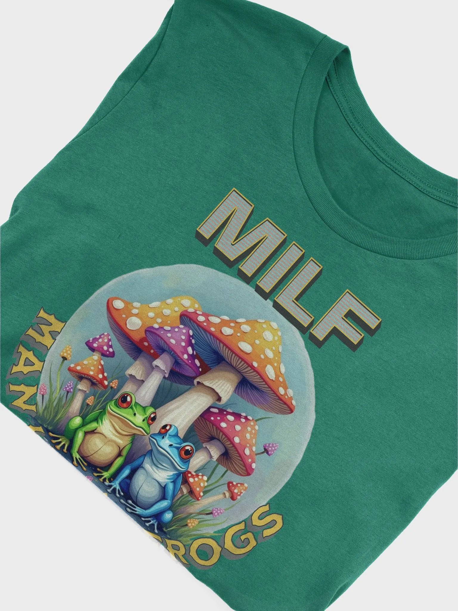 MILF Man I Love Frogs Whimsical and Mushrooms T-Shirt product image (3)