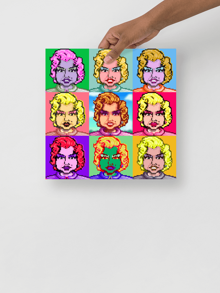 Pamilyn Pamroe Warhol Pop Art Parody Poster product image (2)
