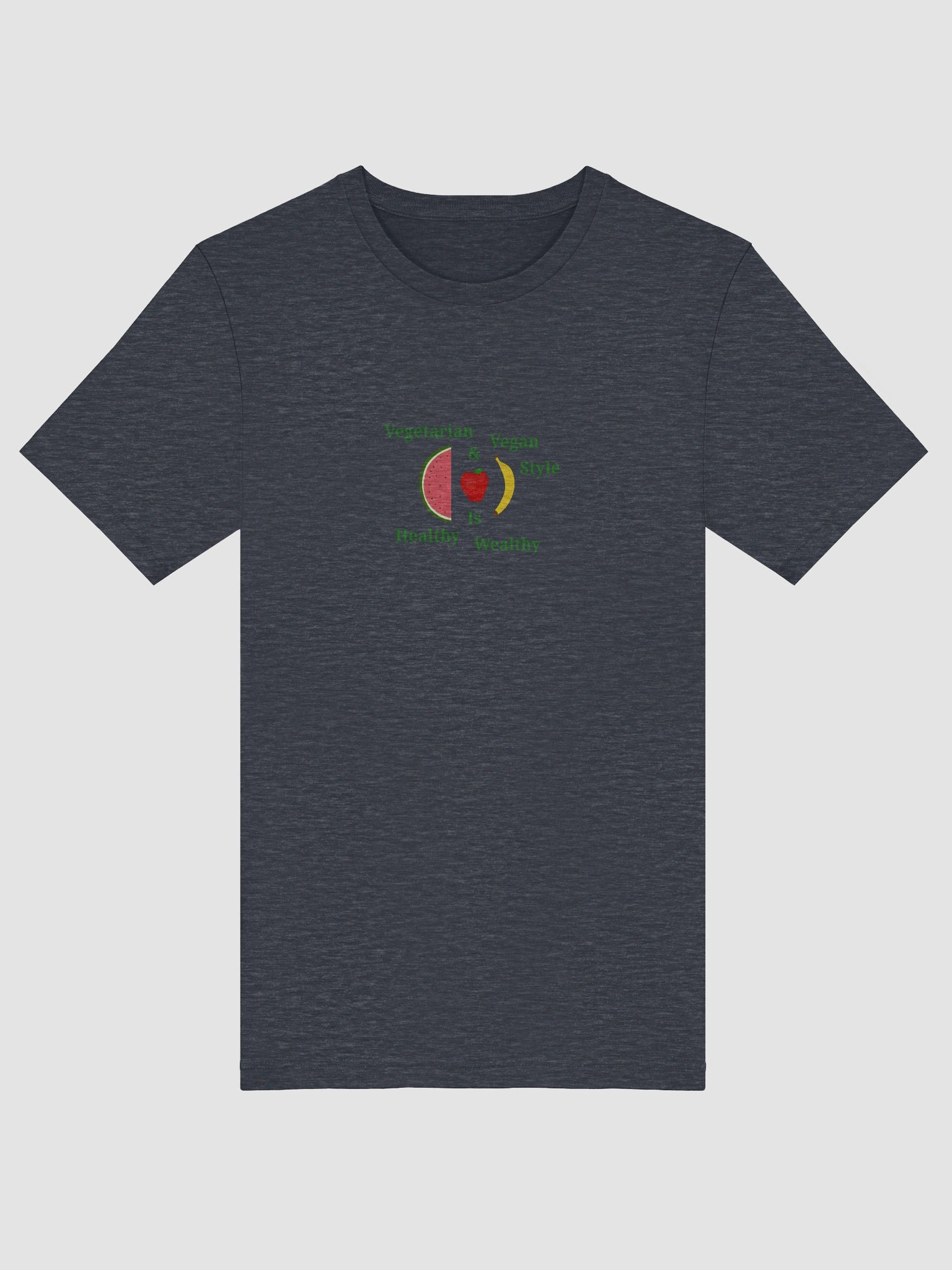 Healthy Wealthy Vegetarian & Vegan T-Shirt product image (5)