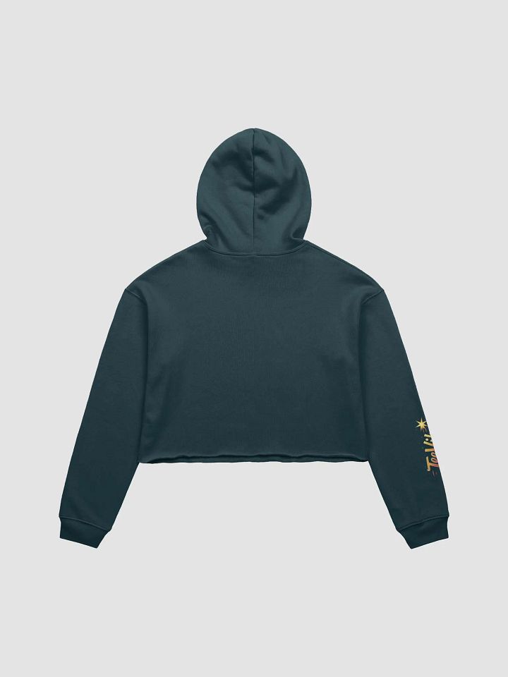 Starry TeelVibe Crop Hoodie product image (2)