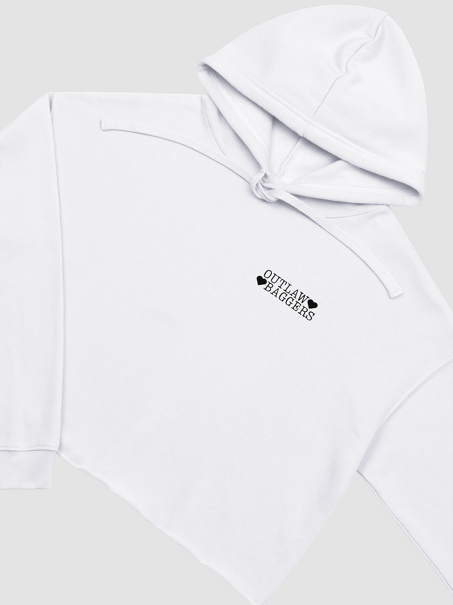 Outlaw Baggers Women Rule Crop Top Hoodie product image (4)