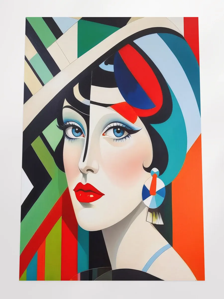Vibrant Suzy - Flapper Girl Poster - Large 24x36 Inches product image (4)