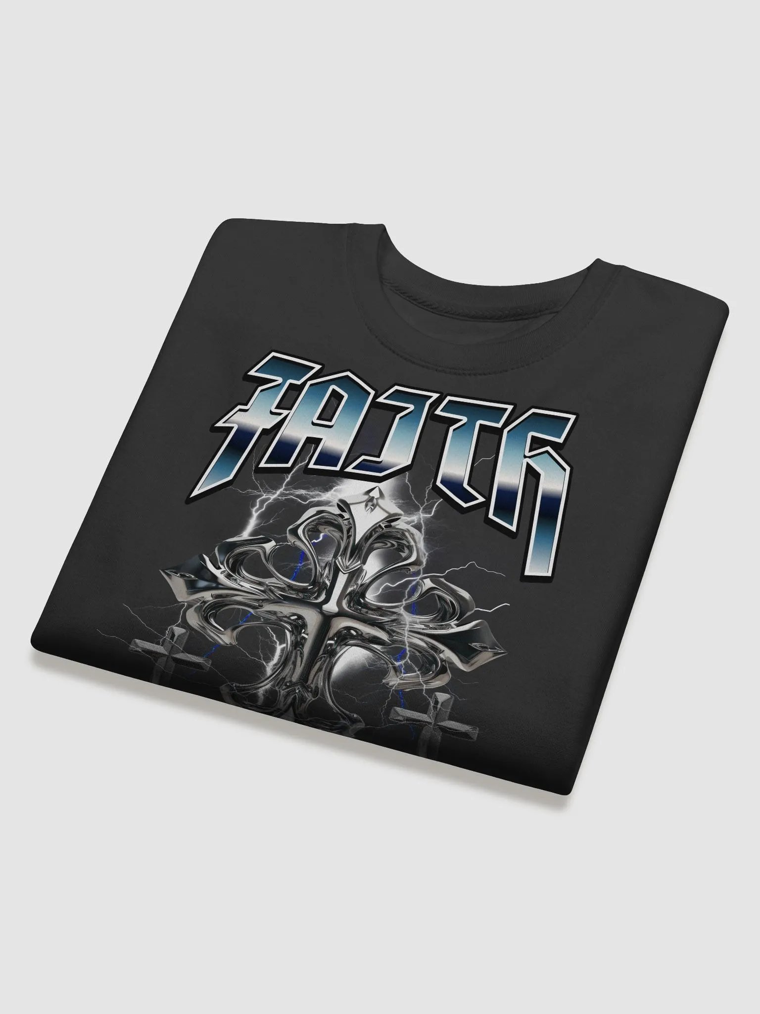Faith Over Fear Cross Premium Sweatshirt product image (4)