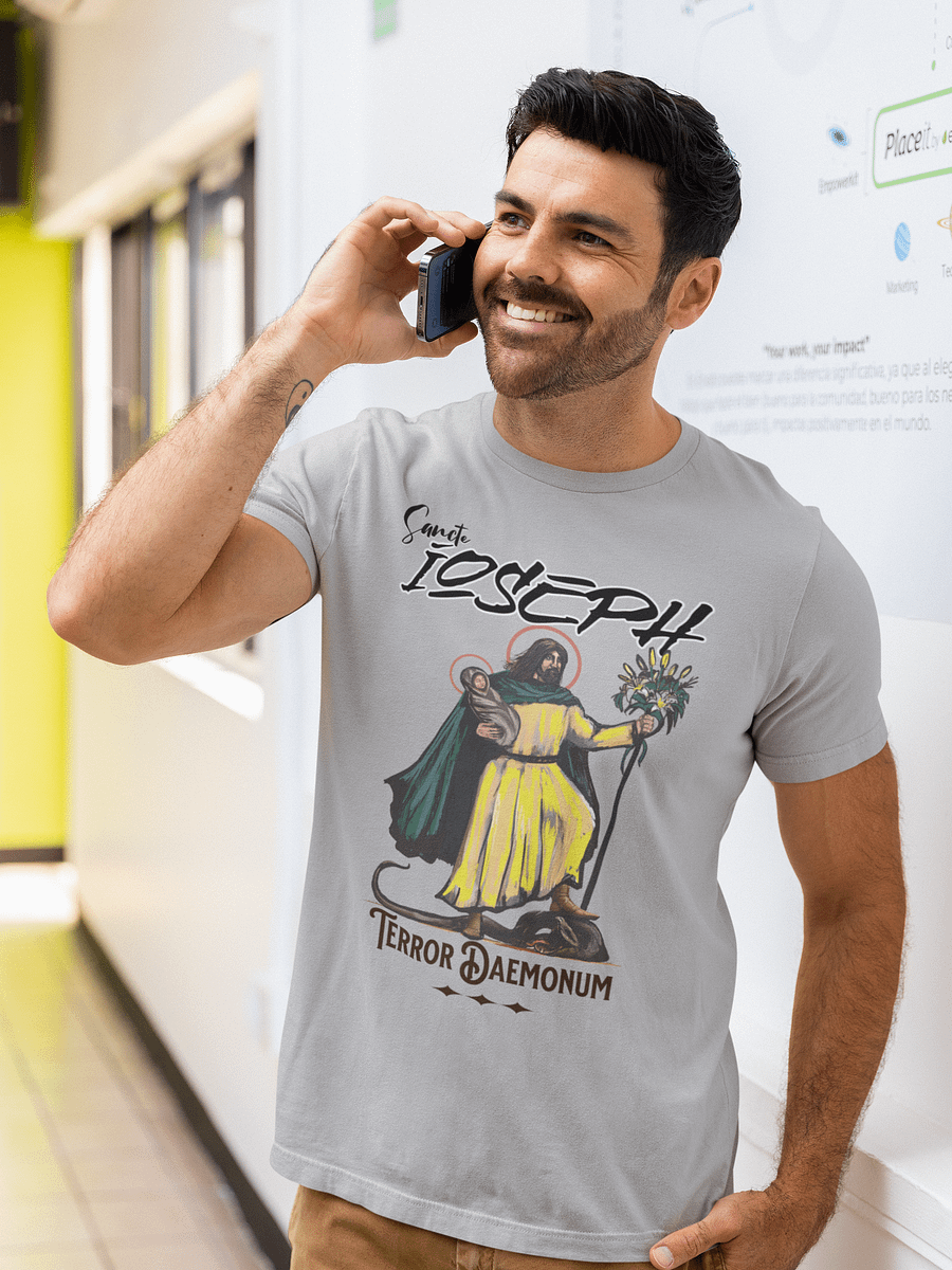 Saint Joseph- Terror of Demons T-Shirt ( Latin) product image (1)