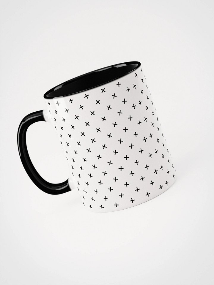 Glitchy Delight Ceramic Mug Black product image (2)