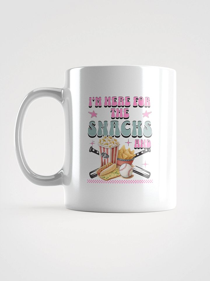 Im Here For The Snacks And Baseball Lover Delight Mug product image (1)