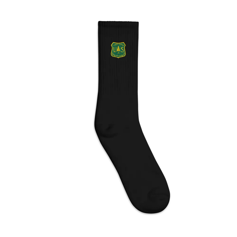 "Forest Service" Embroidered Socks product image (6)