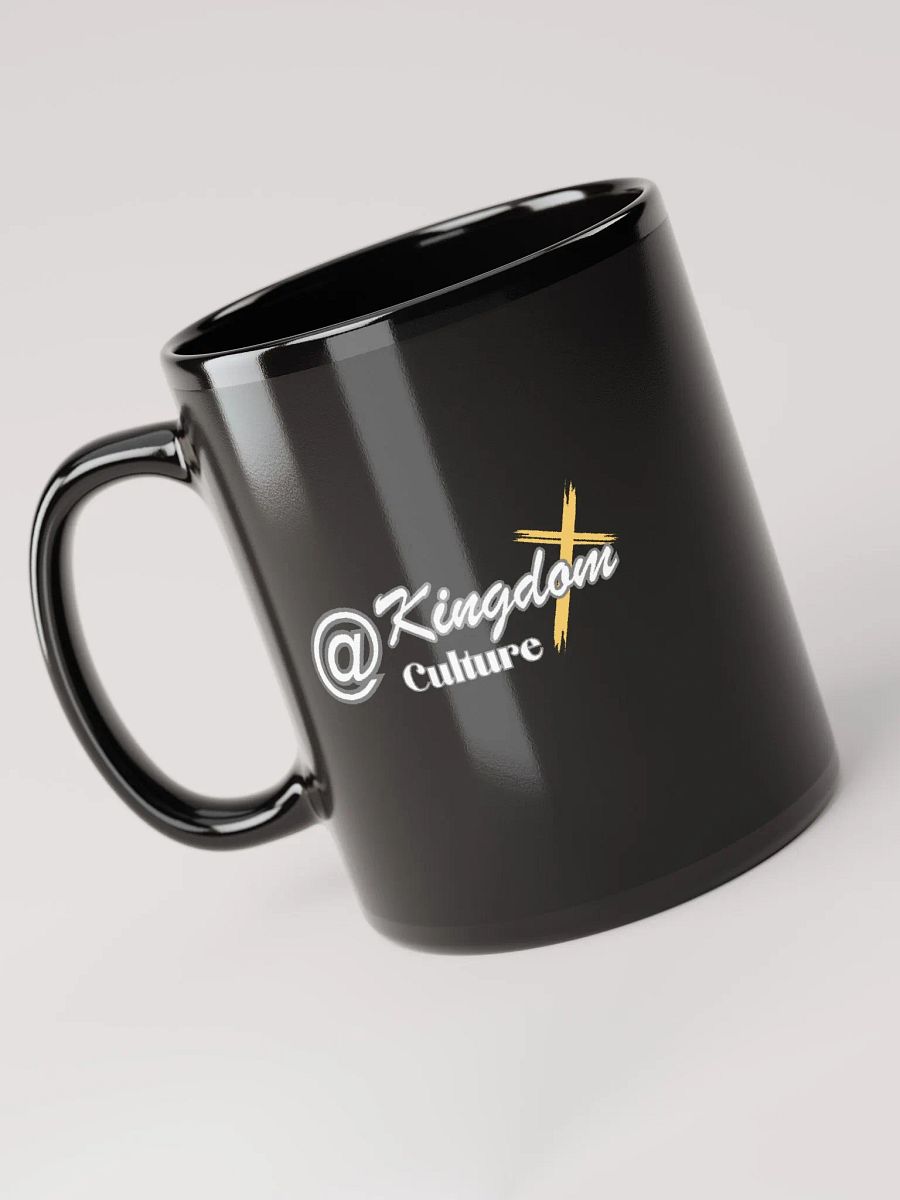 Royal Crowned Black Glossy Mug product image (6)