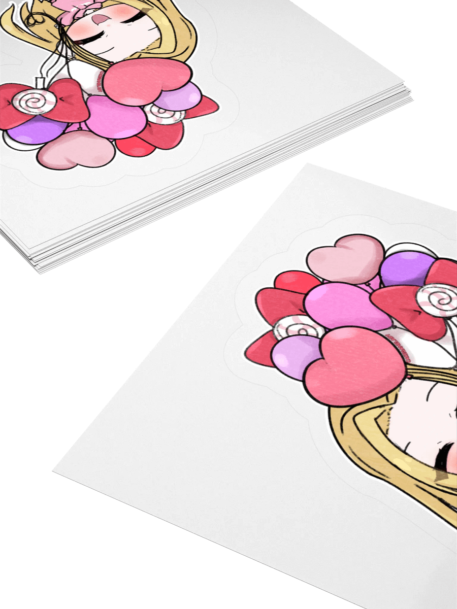 Balloon Kiss Cut Stickers product image (11)