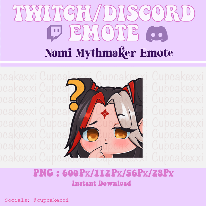 Nami Mythmaker Emote | LoL | Twitch & Discord product image (1)