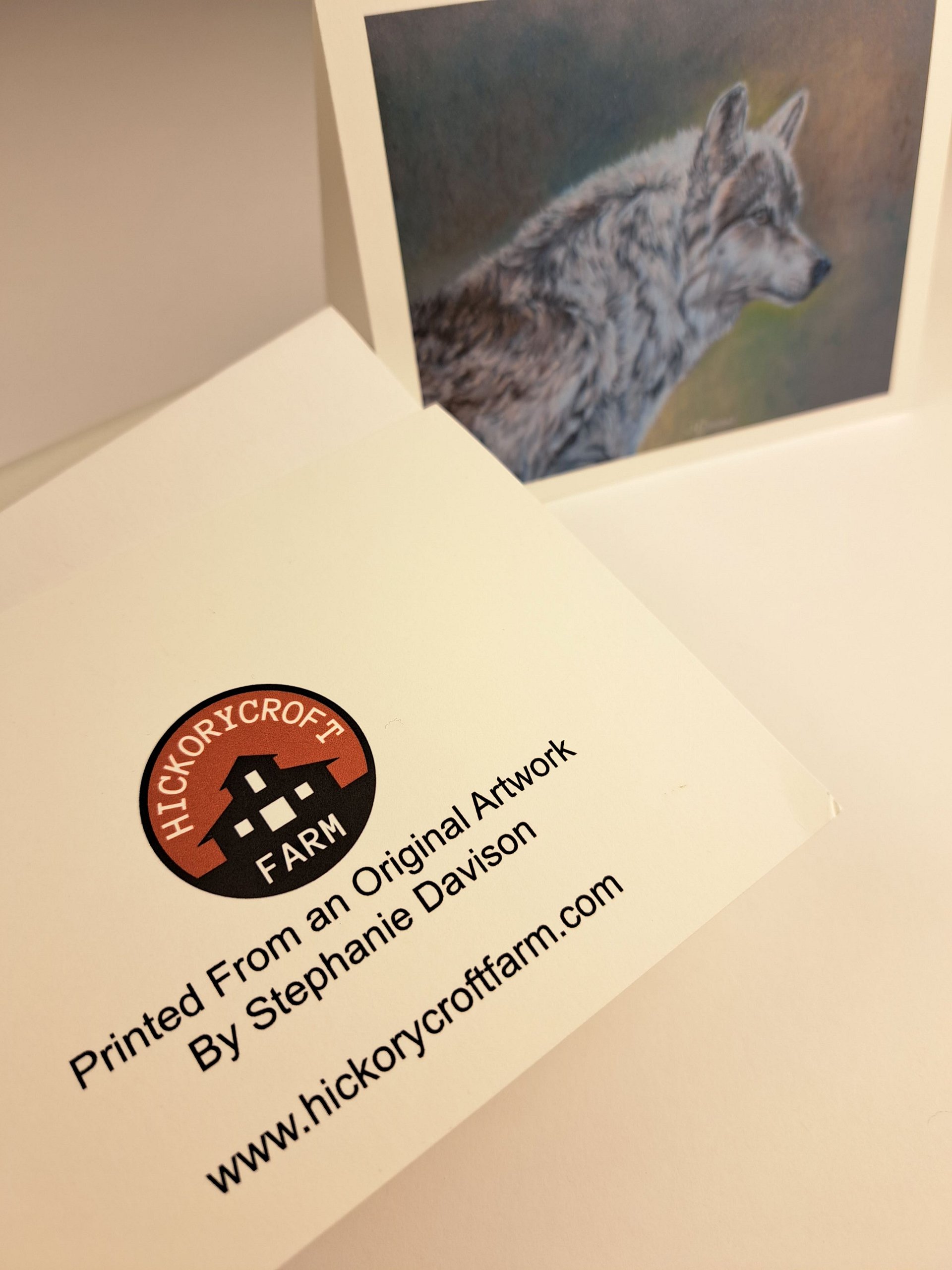 Wildlife Art Greeting Card - Wolf - Shipping Included product image (3)