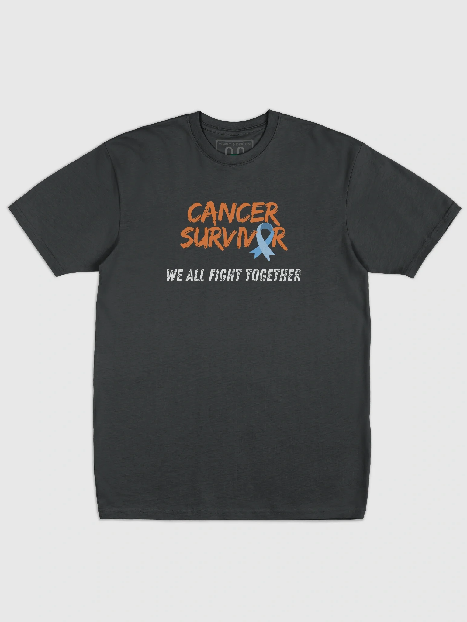 Cancer Survivor - We All Fight Together Premium Tee - Orange Print product image (1)