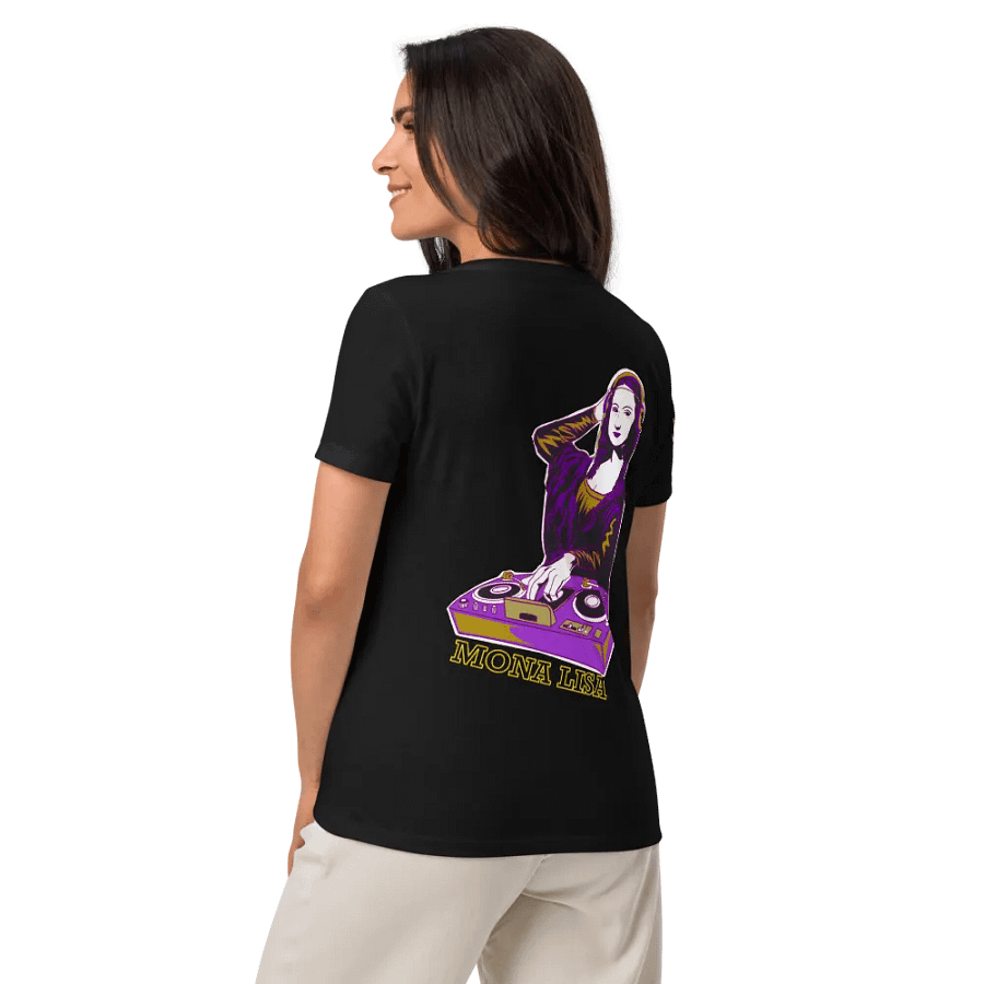 Ladies V-neck (logo in back & Sleeve) product image (9)