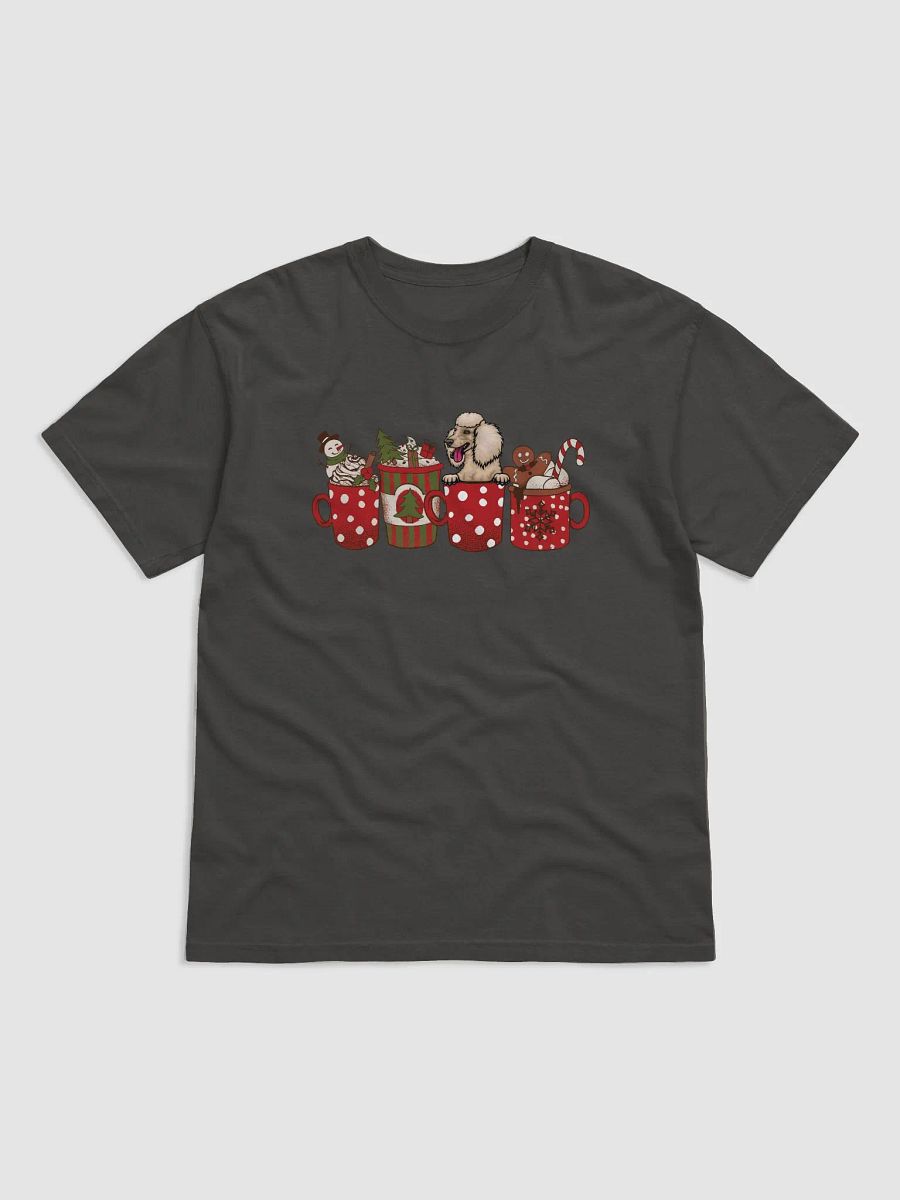 Cute Poodle in a Christmas Cup T-Shirt | Funny Christmas Pup in a Cup product image (24)