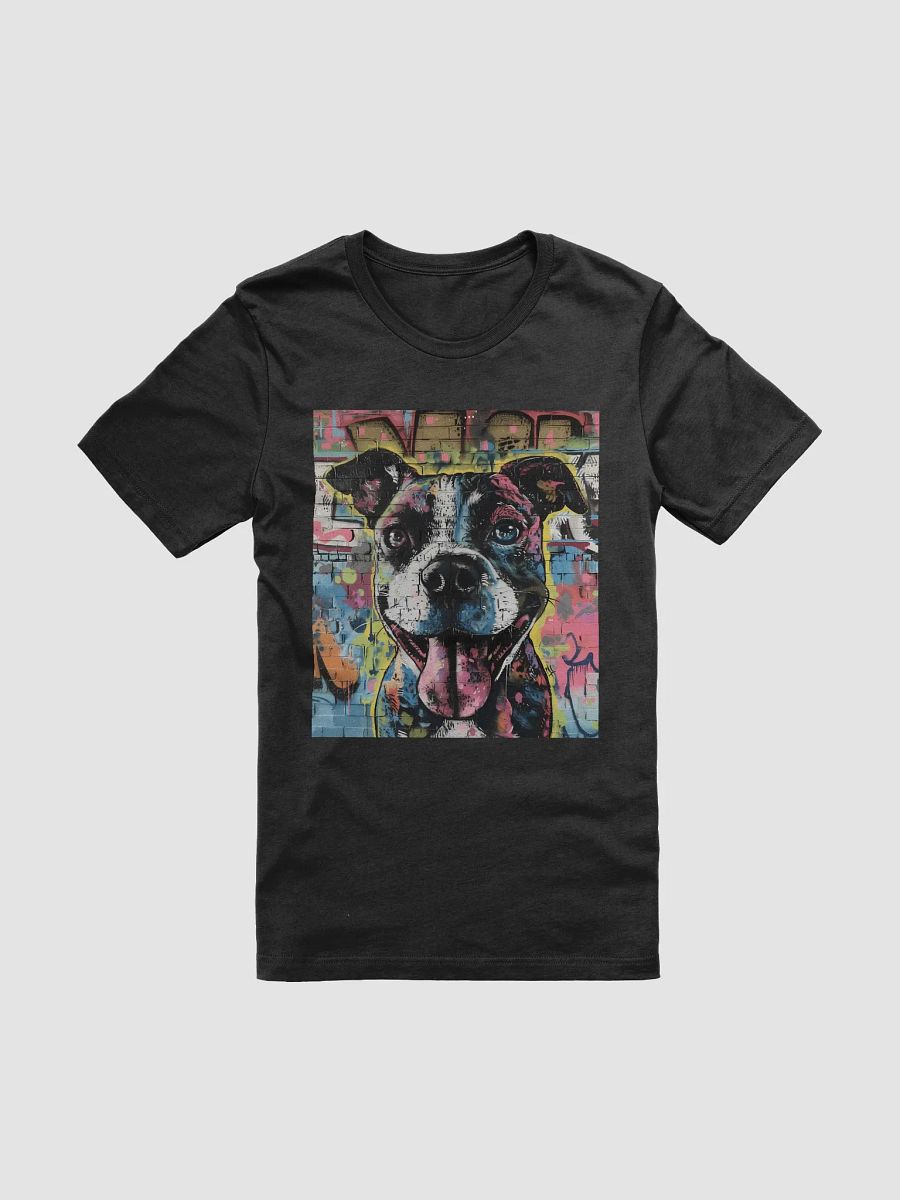Graffiti Dog T-Shirt | Urban Art Dog Lover Tee | Bold and Colorful Pet Owner Gift product image (1)