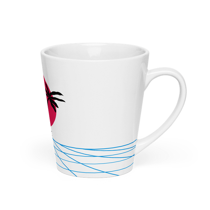 Neon Palms Latte Mug product image (2)