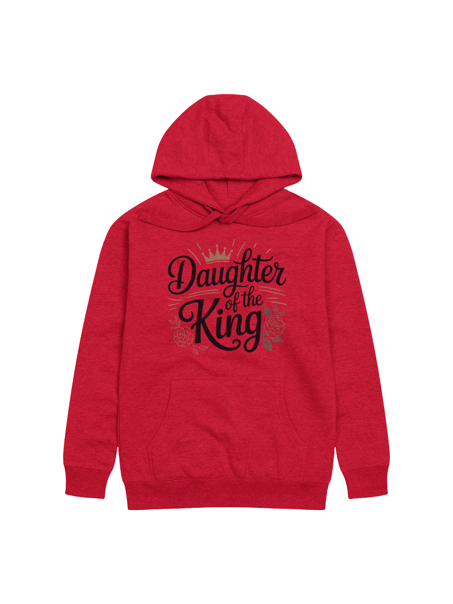 Daughter of the King Premium Hoodie - Red product image (1)