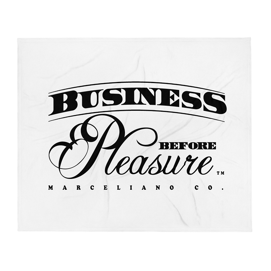 Business before Pleasure 50" x 60" Blanket product image (2)