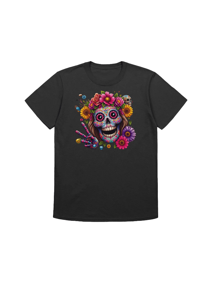 Sugar Skull Art - Bloom and Bone - T-Shirt product image (1)