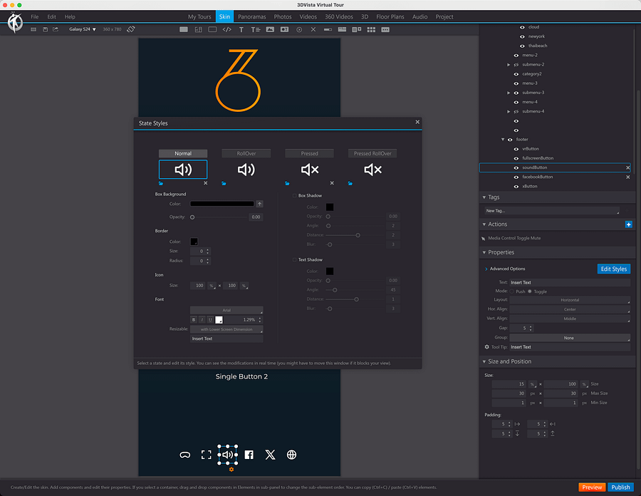 Simple Left Side Menu product image (6)